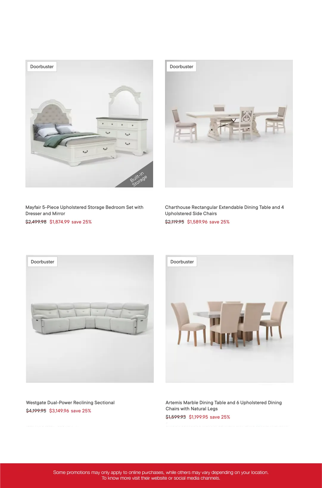 Weekly ad Value City Furniture Deals from May 16 to May 31 2025 - Page 5