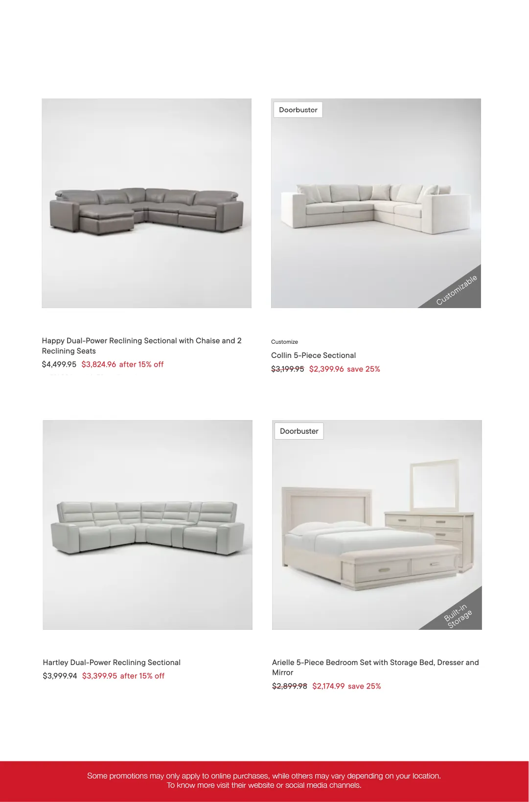 Weekly ad Value City Furniture Deals from May 16 to May 31 2025 - Page 3