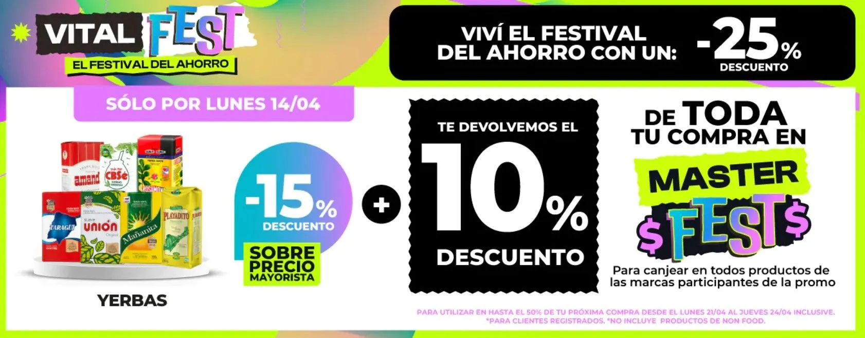Ofertas de Vital Ofertas 14 de abril al 20 de abril 2025 - Página 1 del catálogo