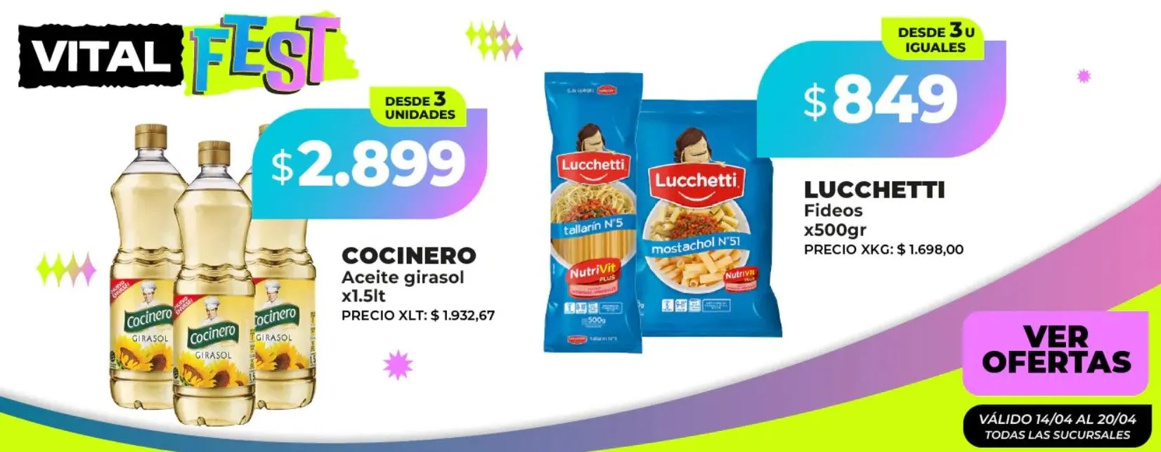 Ofertas de Vital Ofertas 14 de abril al 20 de abril 2025 - Página 3 del catálogo