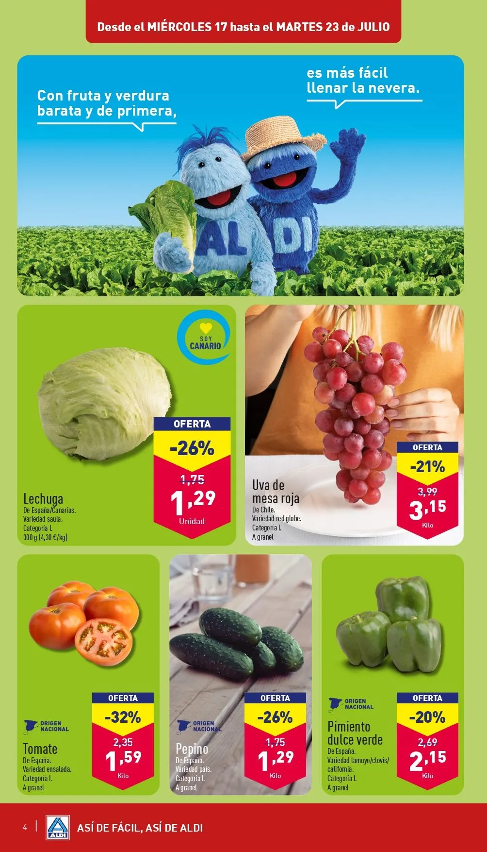 Catálogo de Aldi - Folleto 17 de julio 17 de julio al 23 de julio 2024 - Página 18