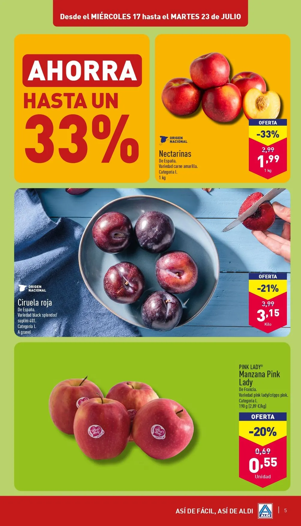 Catálogo de Aldi - Folleto 17 de julio 17 de julio al 23 de julio 2024 - Página 20