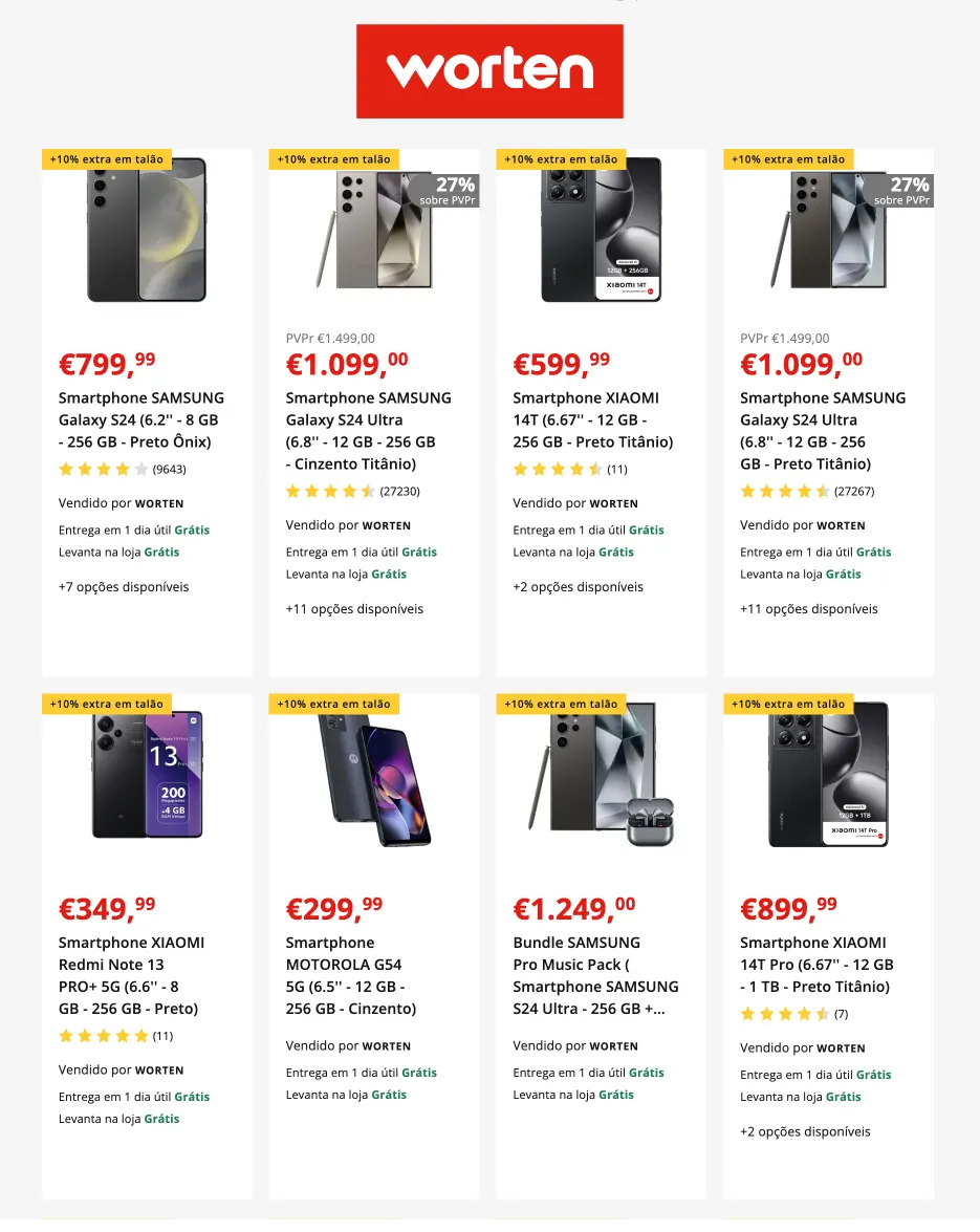 Folheto Oferta especial de Worten de 1 de janeiro até 31 de janeiro 2025 - Pagina 1