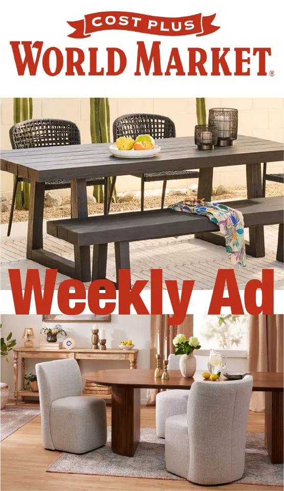 Weekly ad World Market  Weekly Ad from April 21 to May 11 2025 - Page 1