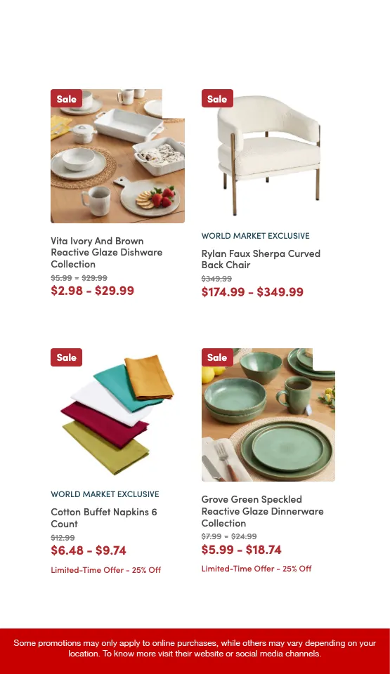 Weekly ad World Market  Weekly Ad from April 21 to May 11 2025 - Page 4