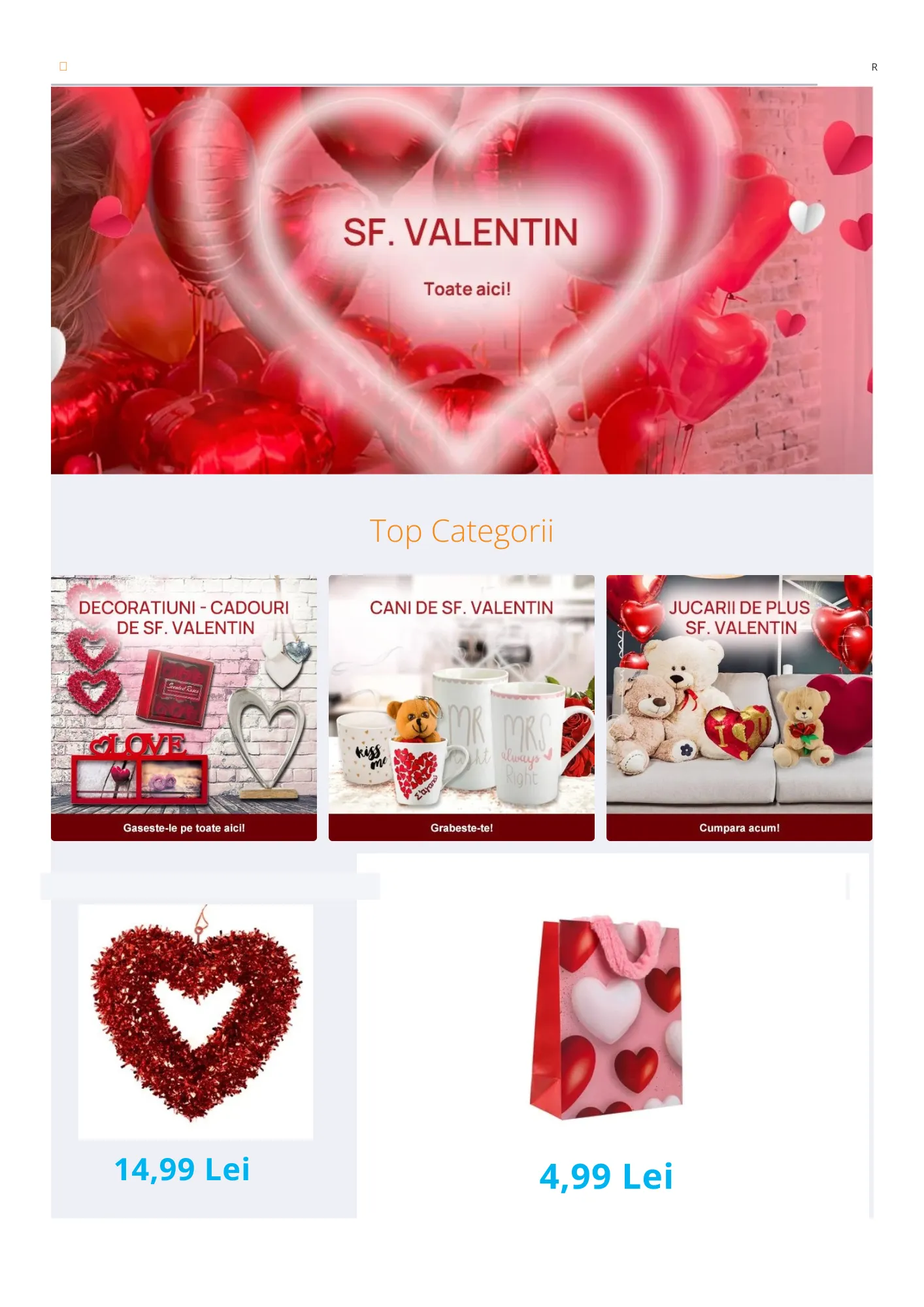 Catalog SF Valentin de la 27 ianuarie până la 14 februarie 2025 - Revista Pagina 1