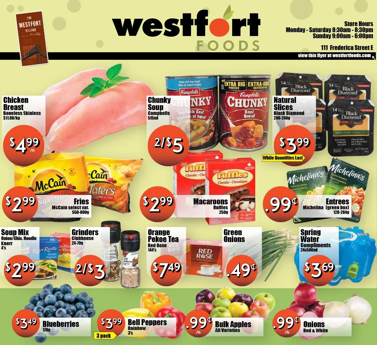 Westfort Foods Sales from November 7 to November 13 2025 - flyer page