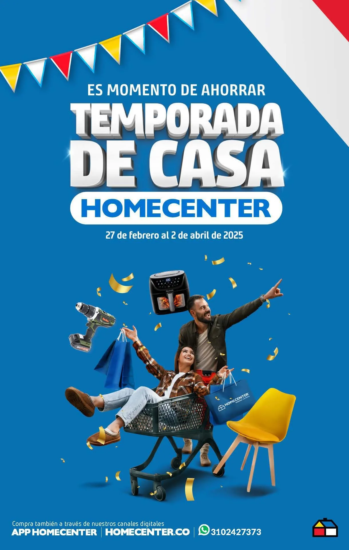 Catalogo de Homecenter Ofertas semanales 18 de marzo al 2 de abril 2025 - Pag 1