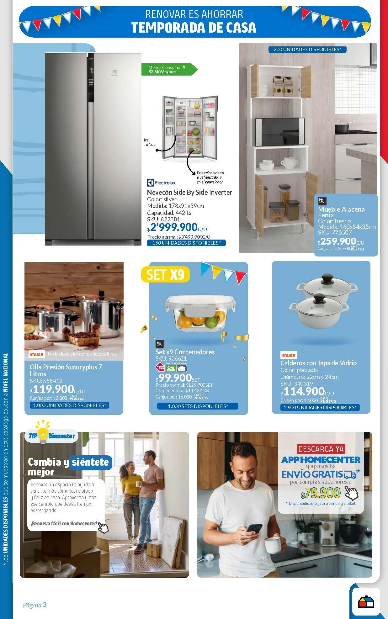 Catalogo de Homecenter Ofertas semanales 18 de marzo al 2 de abril 2025 - Pag 3
