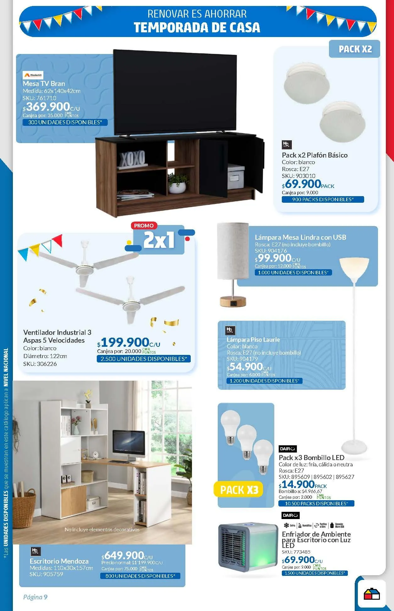 Catalogo de Homecenter Ofertas semanales 18 de marzo al 2 de abril 2025 - Pag 9