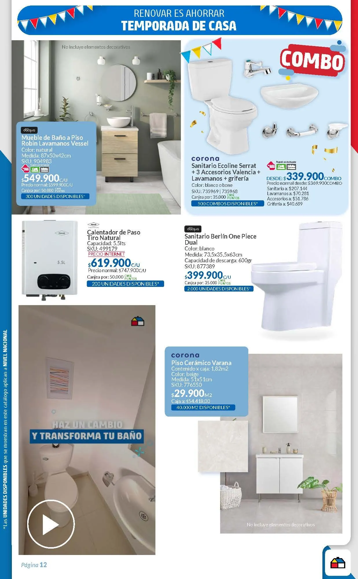 Catalogo de Homecenter Ofertas semanales 18 de marzo al 2 de abril 2025 - Pag 12