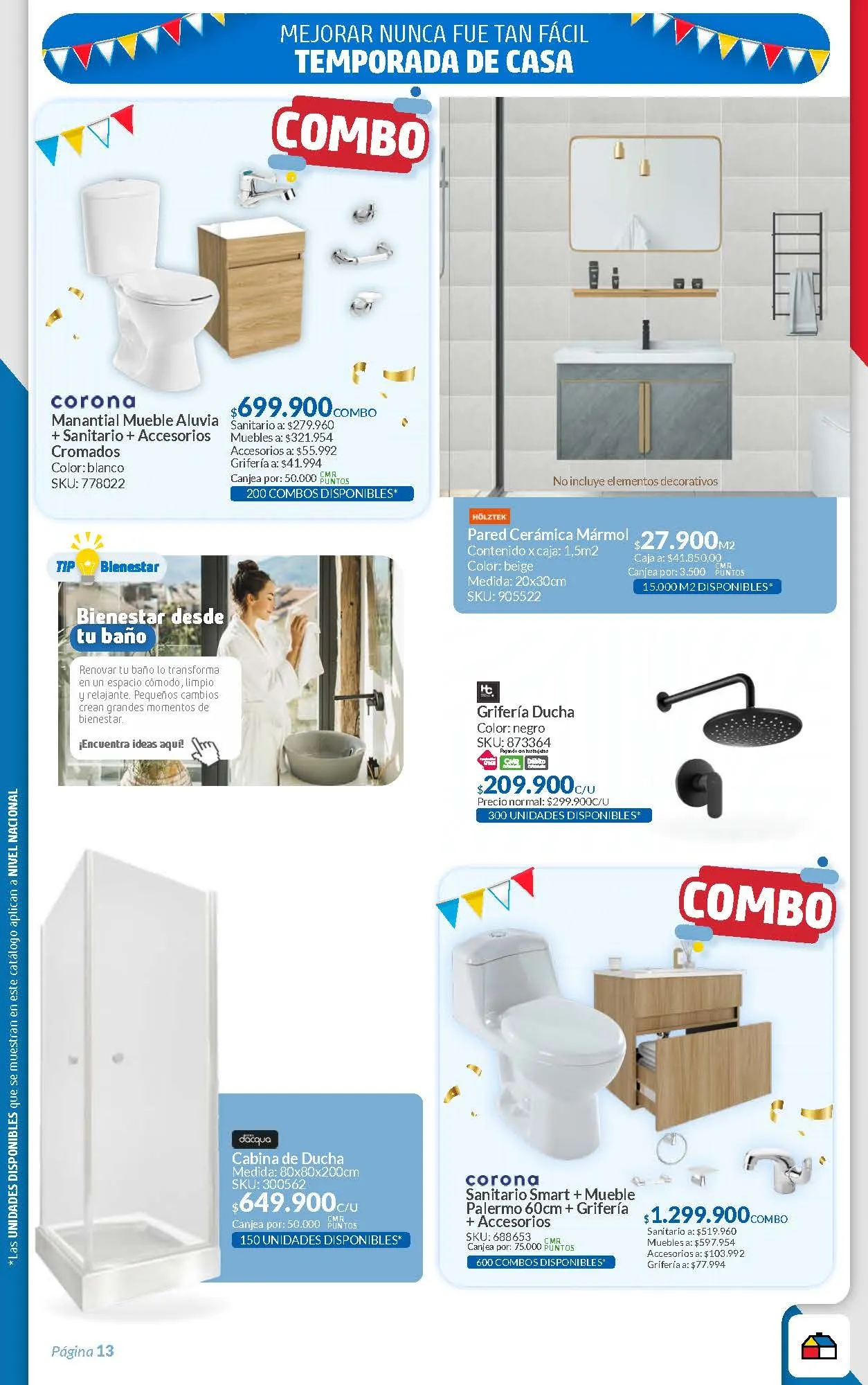 Catalogo de Homecenter Ofertas semanales 18 de marzo al 2 de abril 2025 - Pag 13