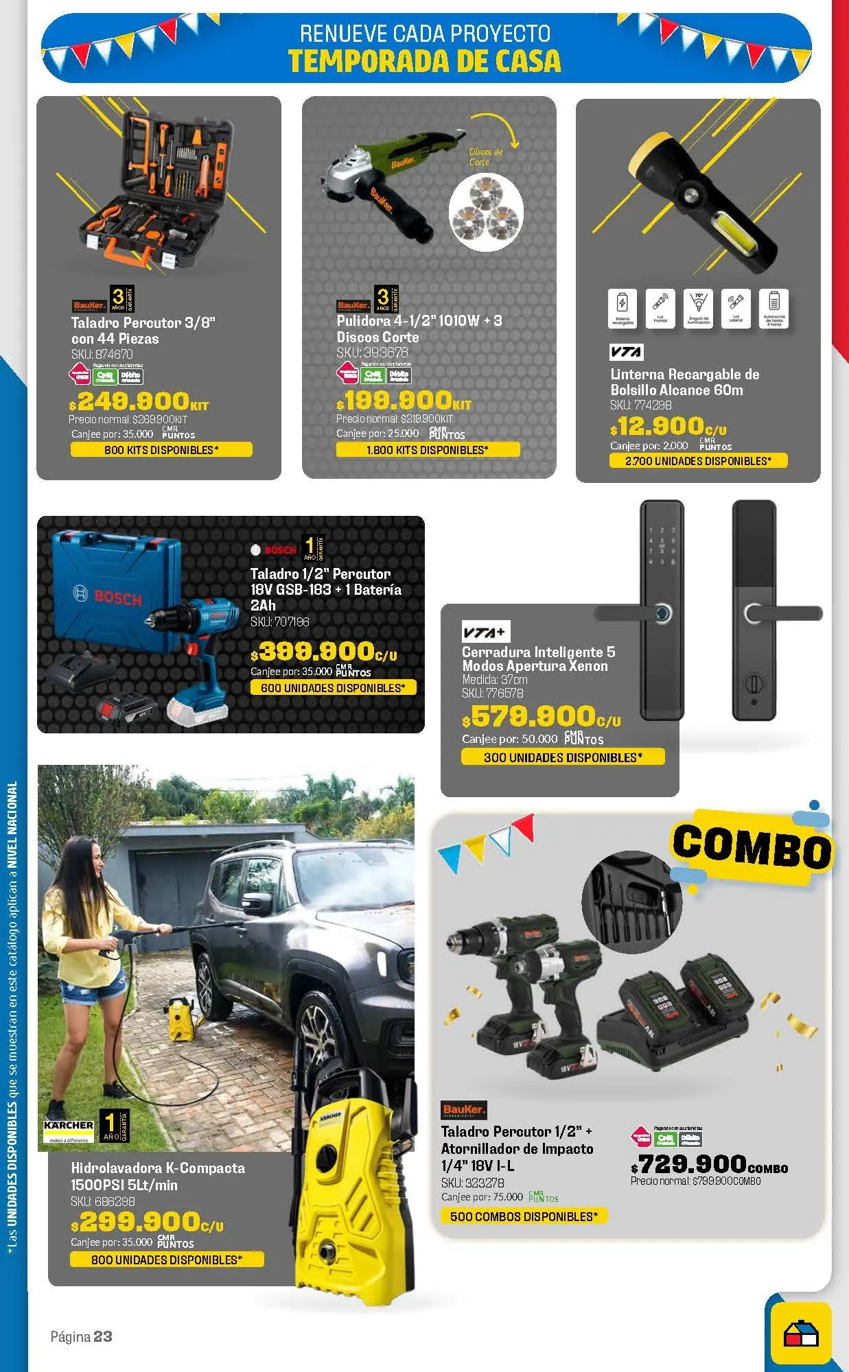 Catalogo de Homecenter Ofertas semanales 18 de marzo al 2 de abril 2025 - Pag 23