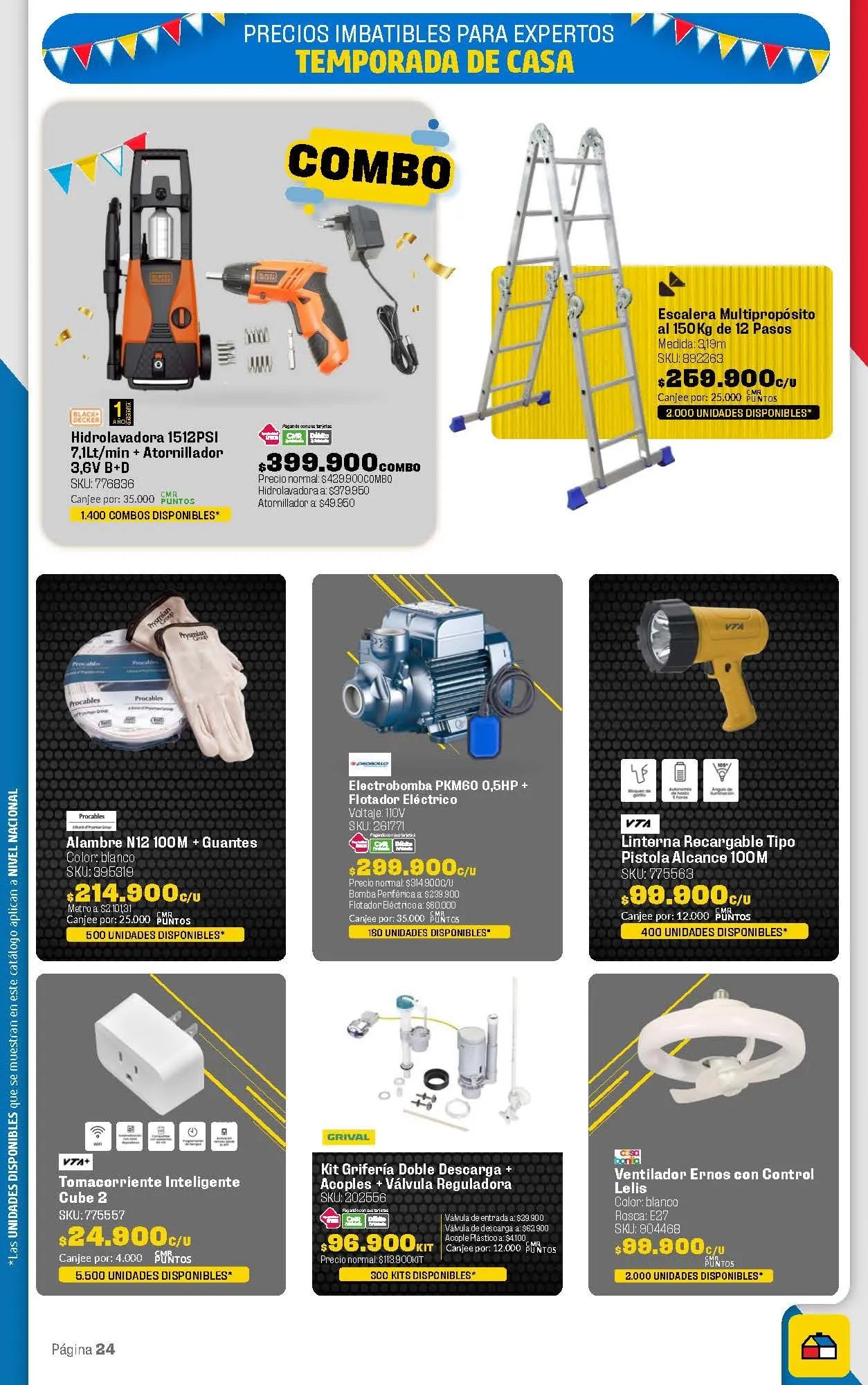 Catalogo de Homecenter Ofertas semanales 18 de marzo al 2 de abril 2025 - Pag 24