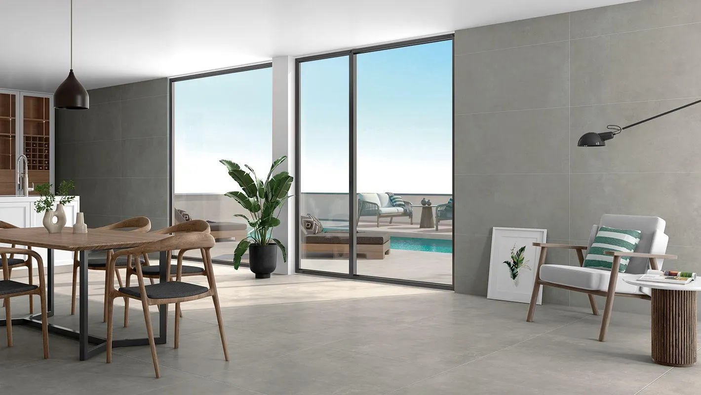 Indeed Grey InOut Rectified Matt Glazed Porcelain Tile 1000 x 1000mm