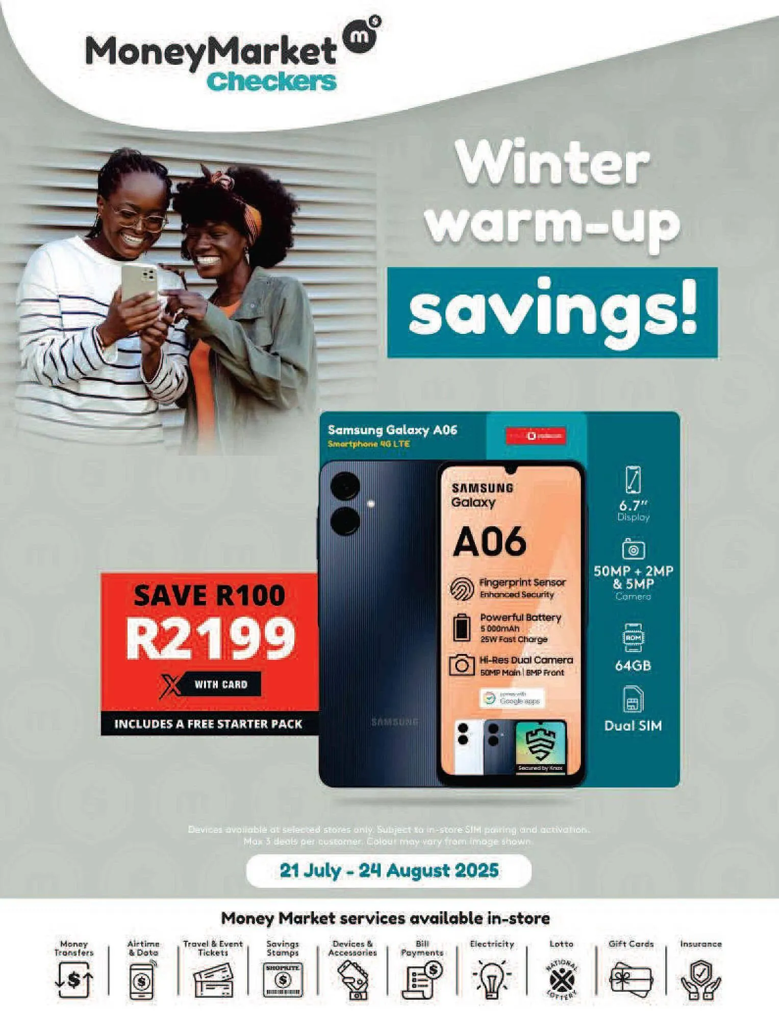 Checkers catalogue from 21 July to 24 August 2025 - Catalogue Page 1