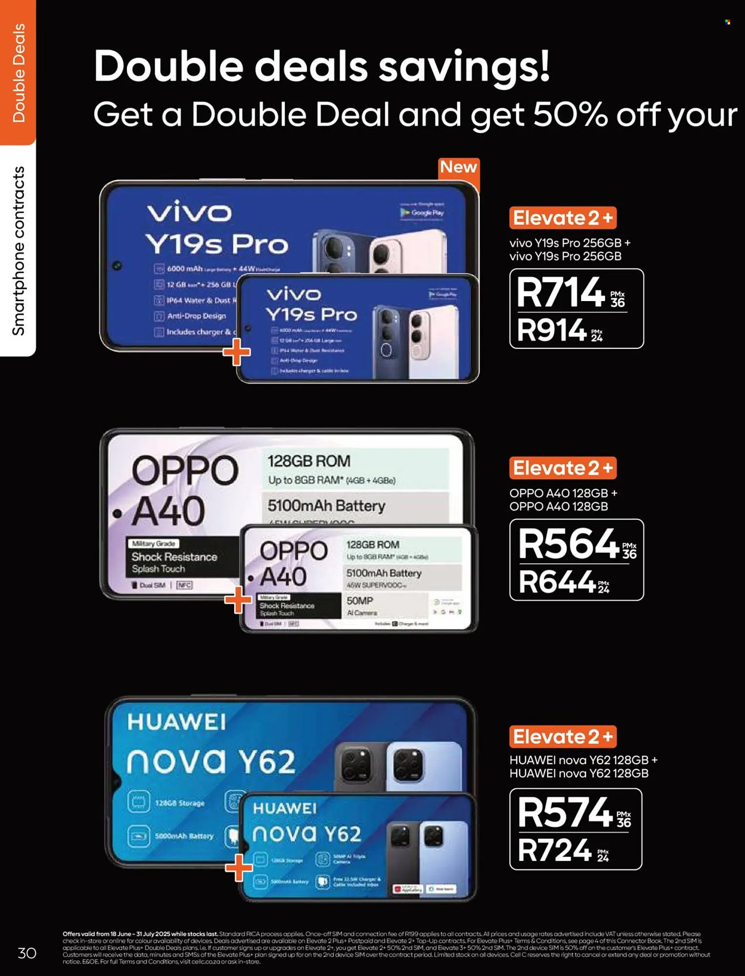 Cell C catalogue from 18 June to 31 July 2025 - Catalogue Page 30