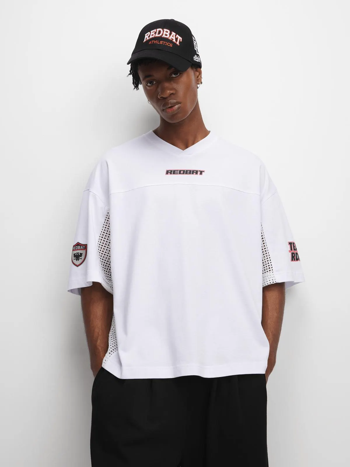 Redbat Athletics Men's White T-Shirt