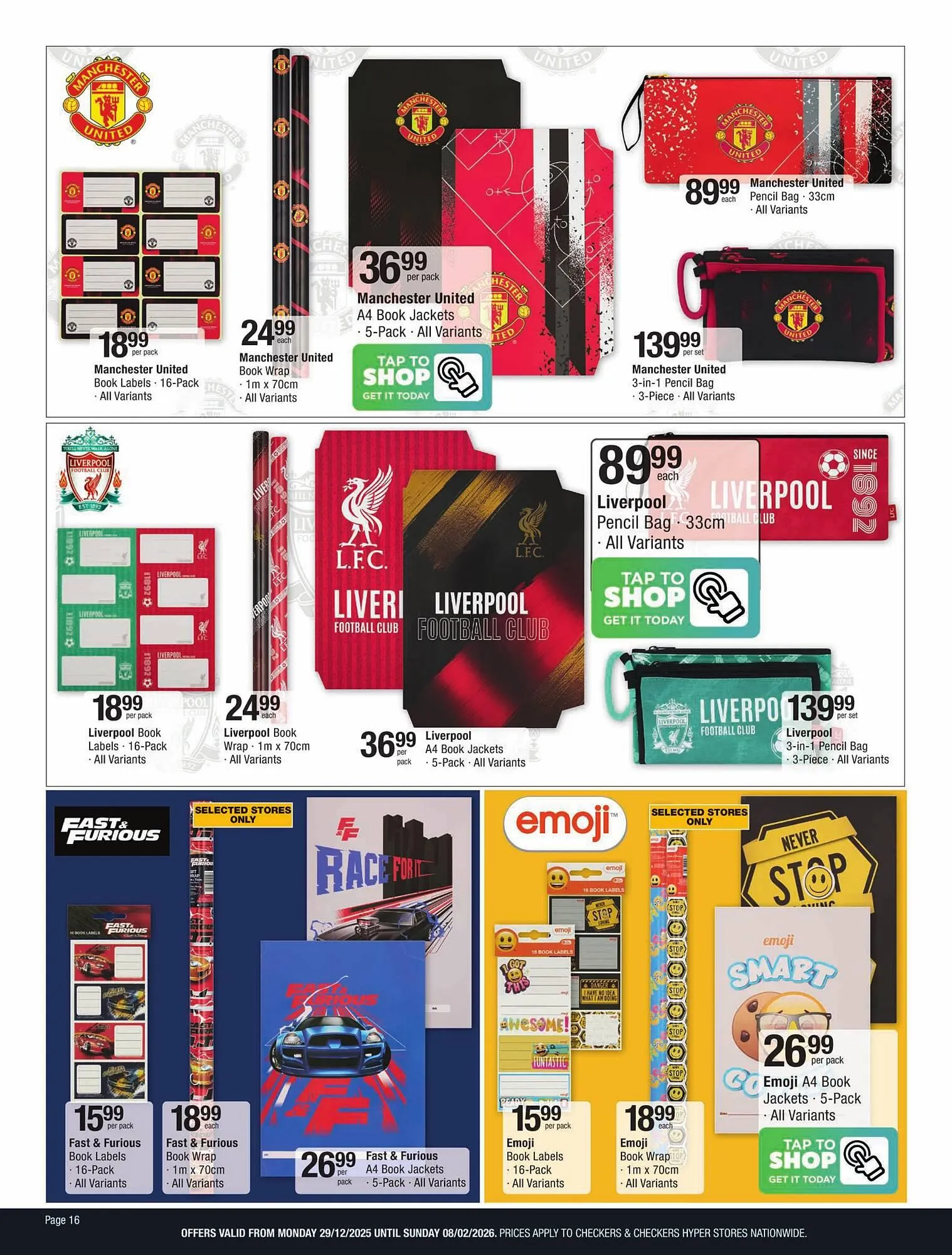 Checkers catalogue from 29 December to 8 February 2026 - Catalogue Page 16