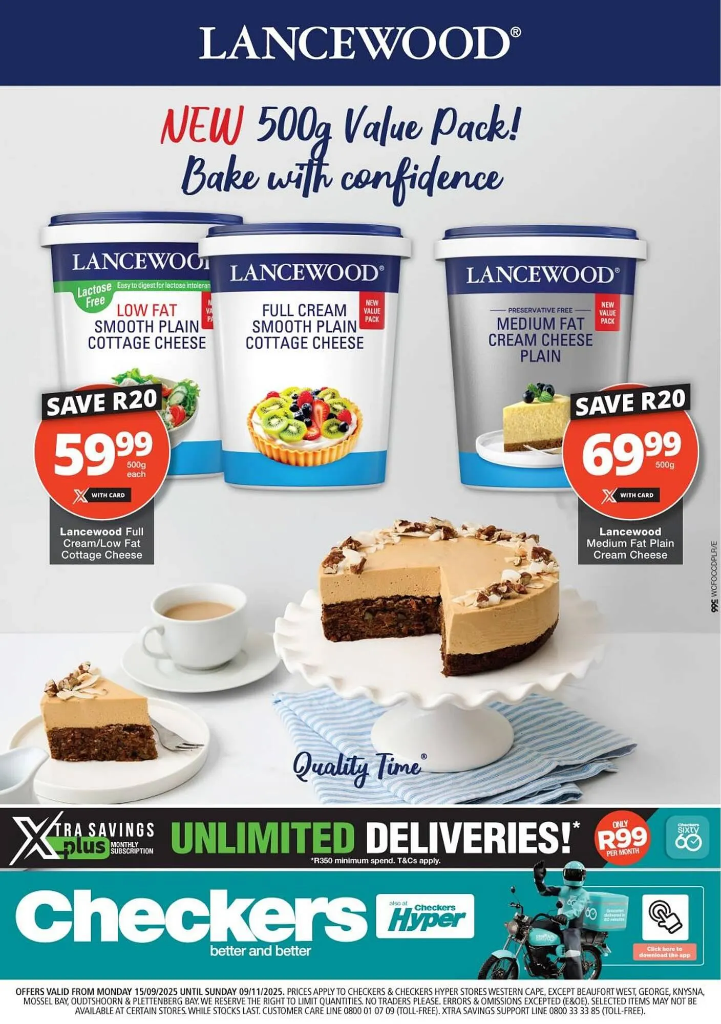 Checkers catalogue from 15 September to 9 November 2025 - Catalogue Page 1