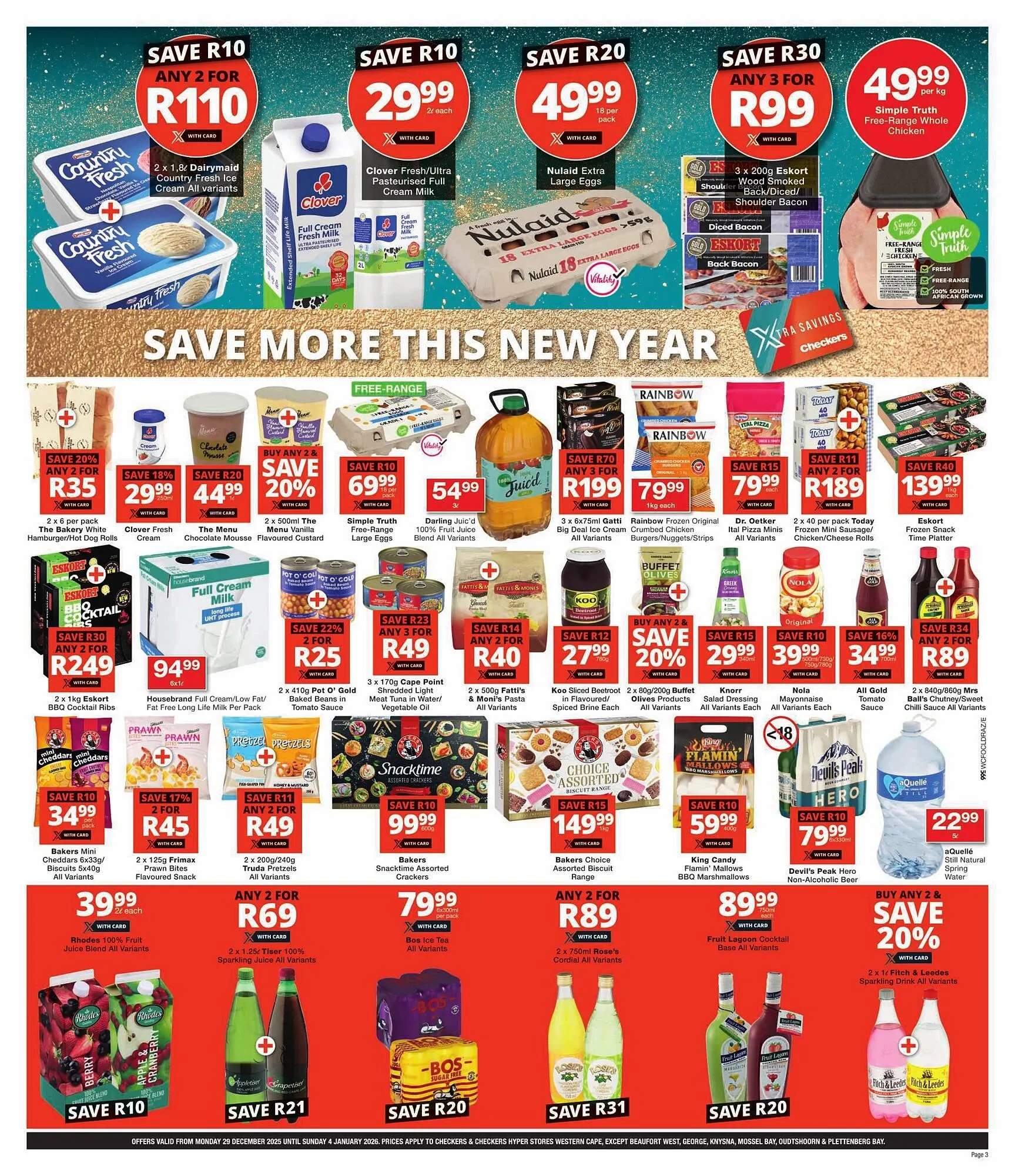 Checkers catalogue from 29 December to 4 January 2026 - Catalogue Page 3
