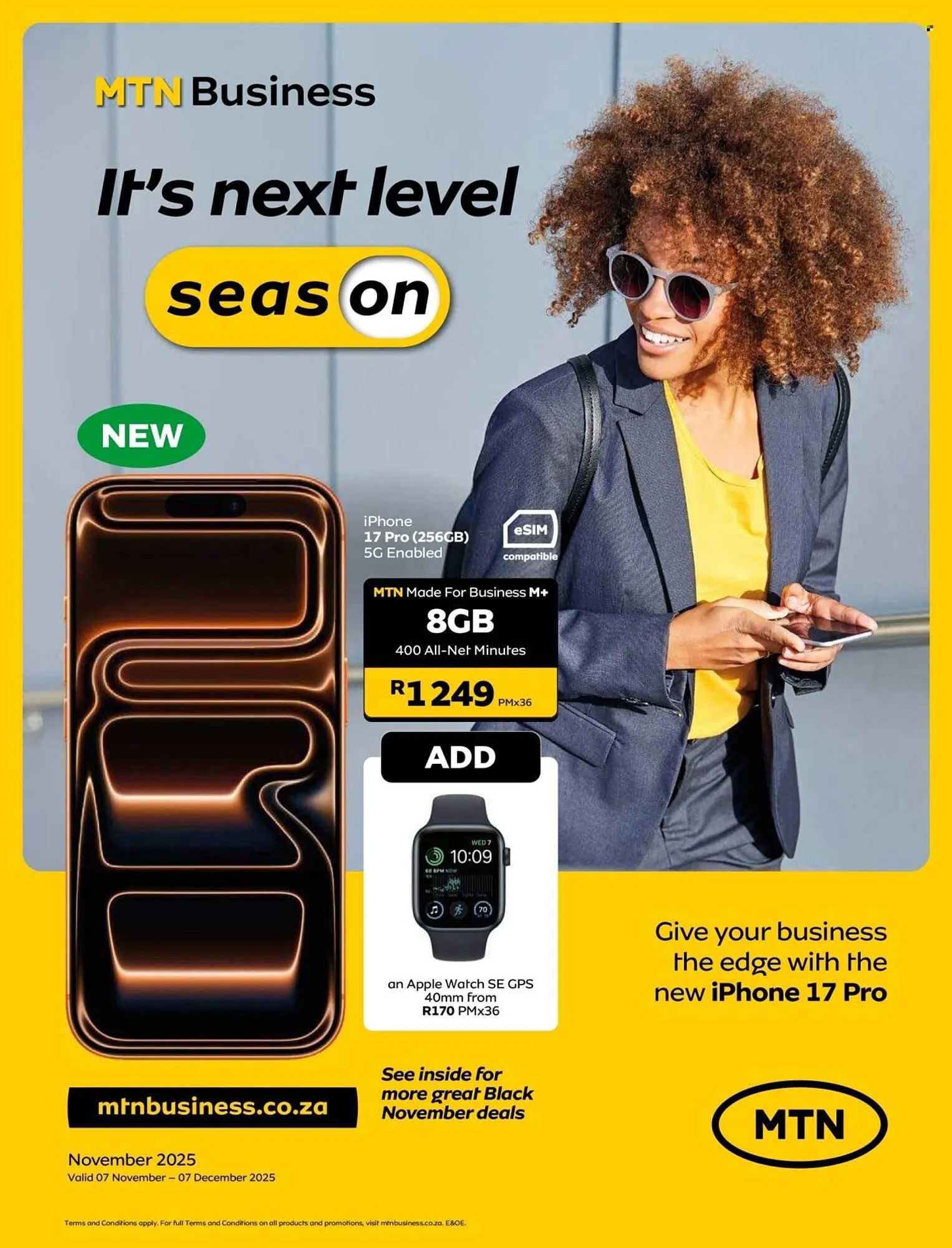 MTN catalogue from 7 November to 7 December 2025 - Catalogue Page 1
