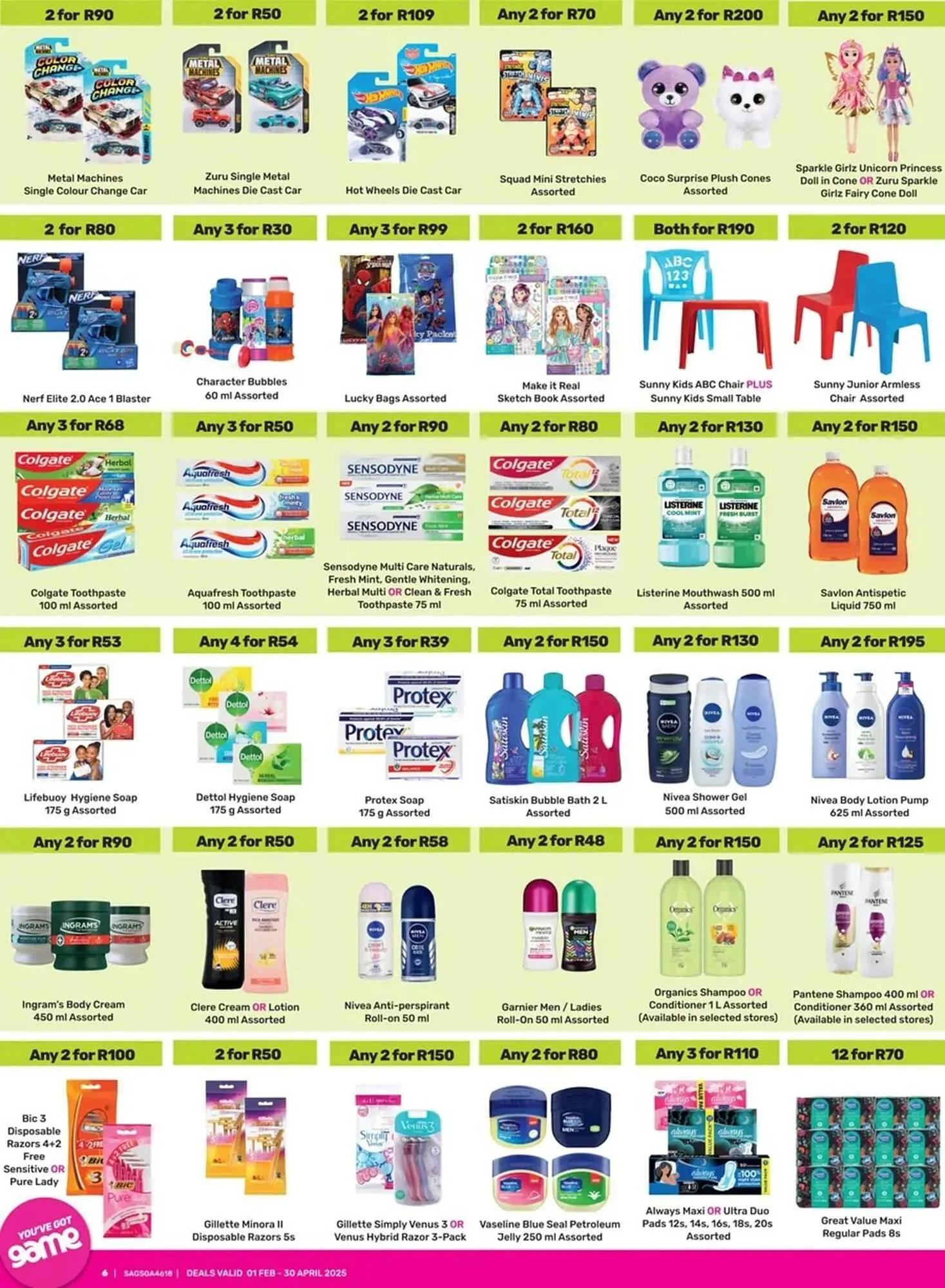 Game catalogue from 4 February to 30 April 2025 - Catalogue Page 6