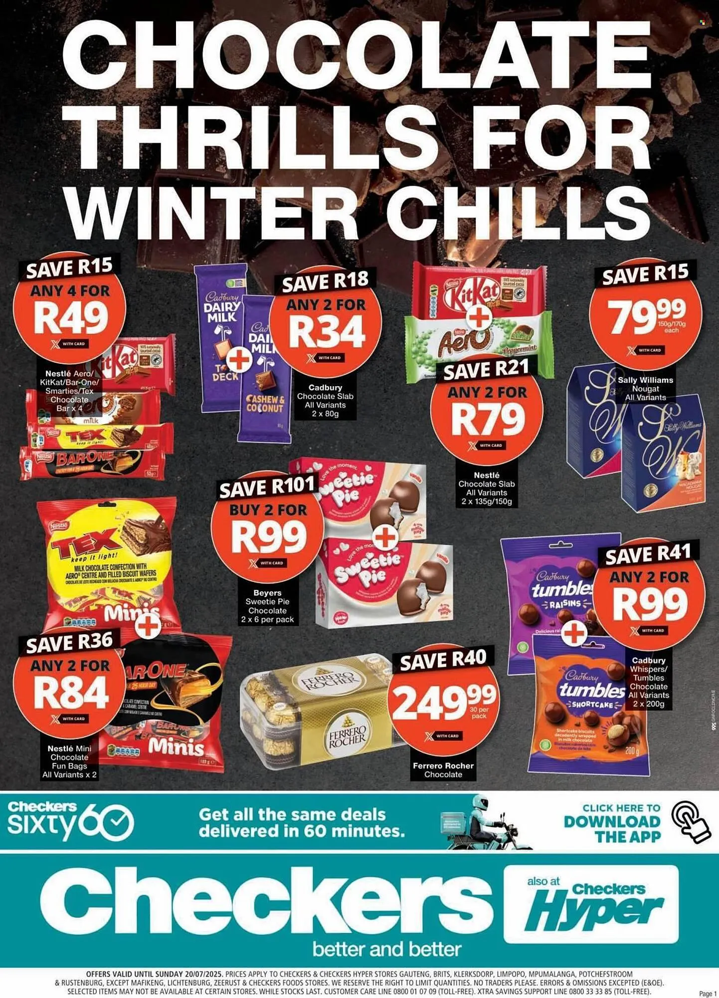 Checkers catalogue from 26 June to 20 July 2025 - Catalogue Page 1