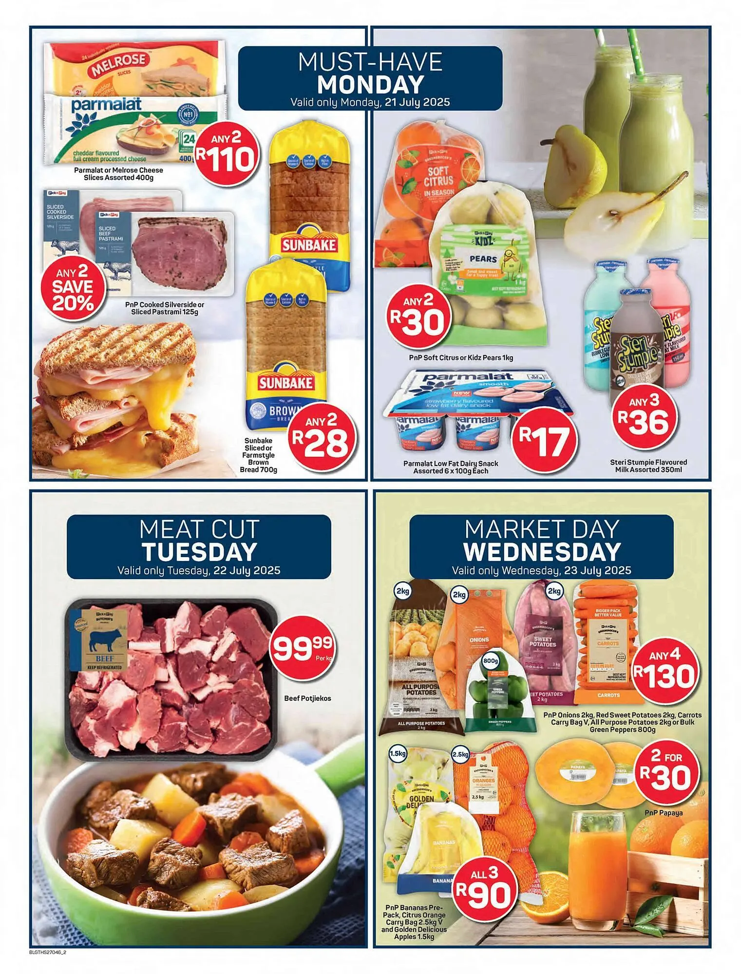 Pick n Pay catalogue from 21 July to 27 July 2025 - Catalogue Page 1