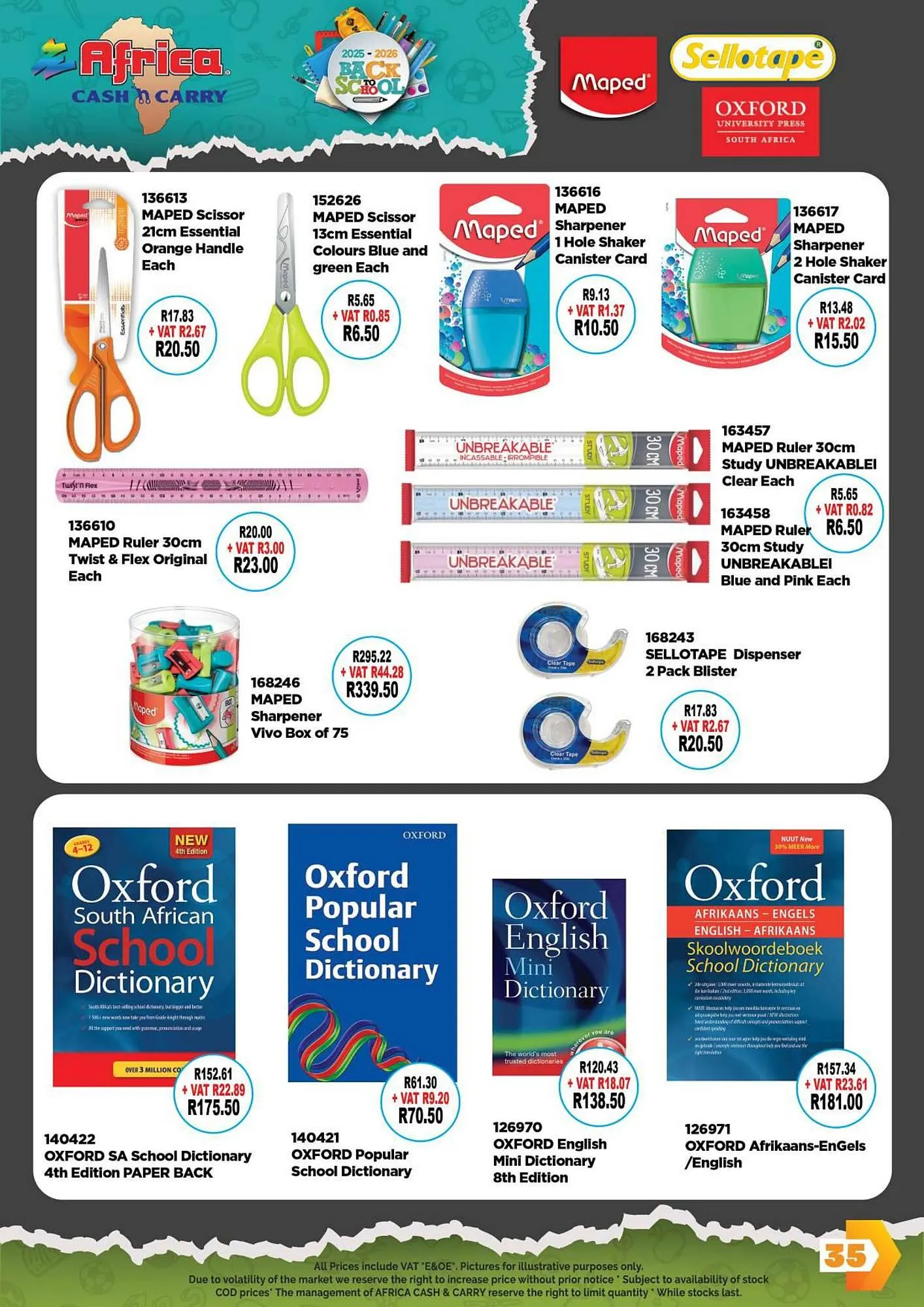Africa Cash and Carry catalogue from 16 January to 31 January 2026 - Catalogue Page 35