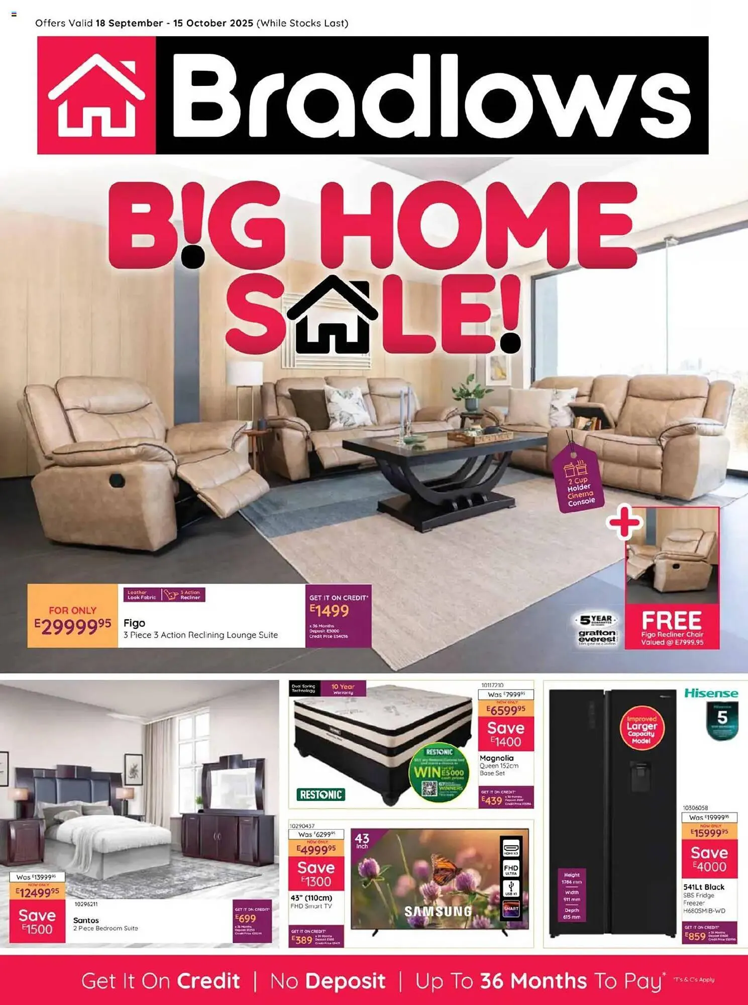 Bradlows catalogue from 18 September to 15 October 2025 - Catalogue Page 1