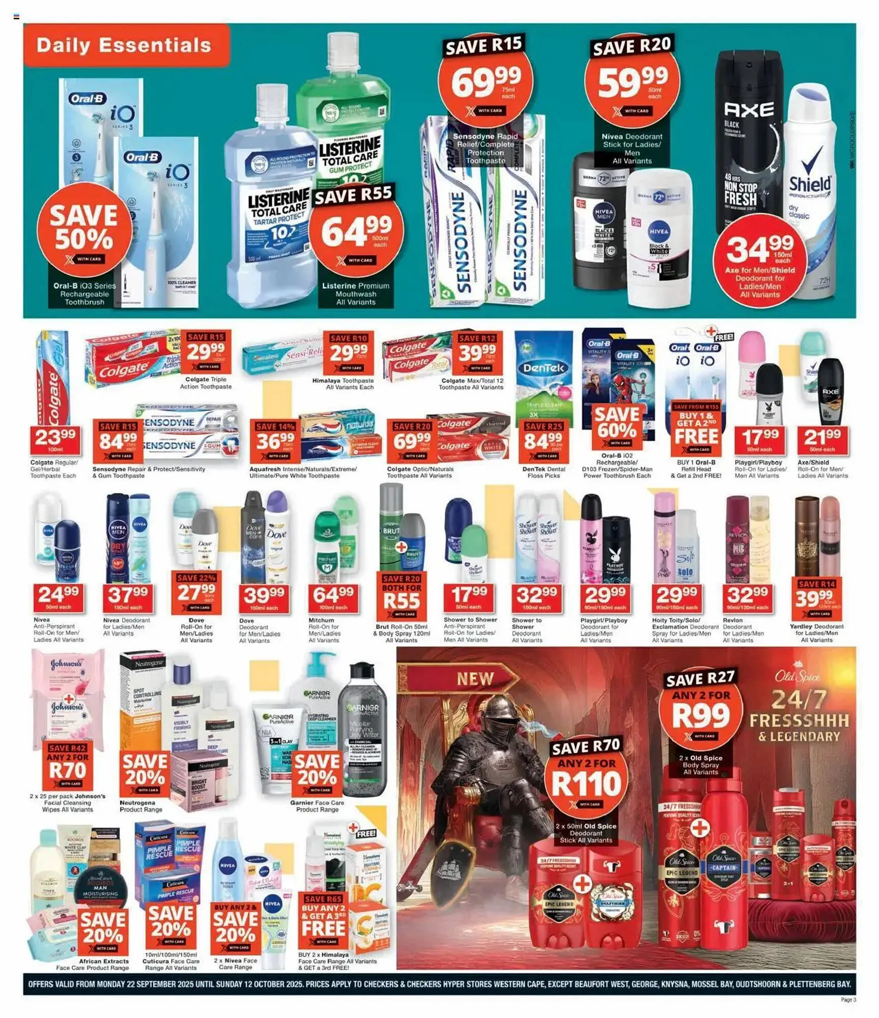 Checkers catalogue from 22 September to 12 October 2025 - Catalogue Page 3