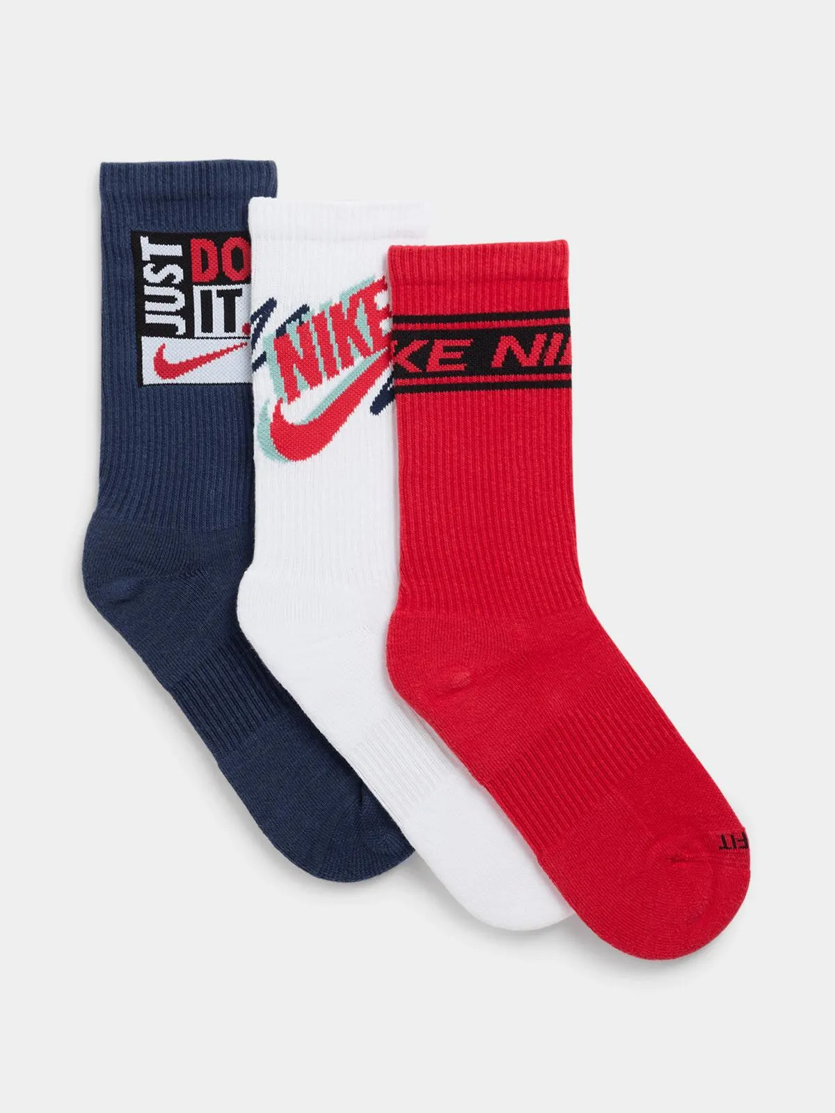 Nike Everyday Plus Crew 3-Pack Multi Socks