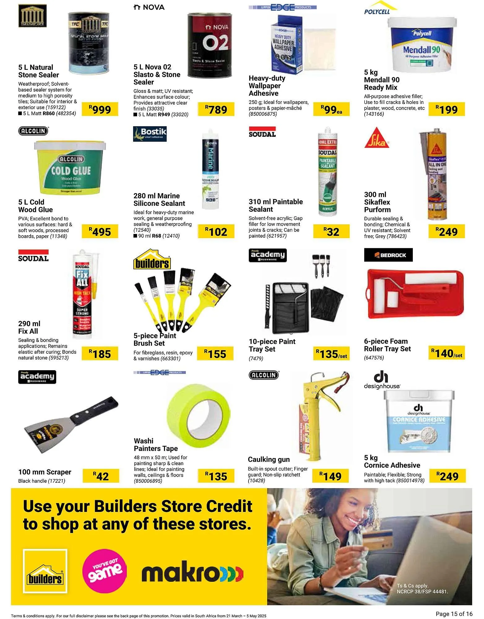 Builders Warehouse catalogue from 21 March to 5 May 2025 - Catalogue Page 13