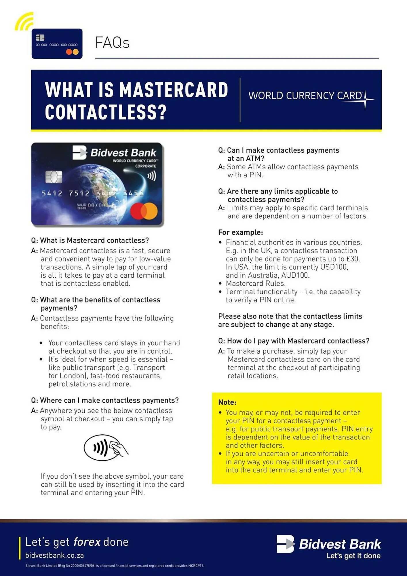 Bidvest Bank catalogue from 31 October to 30 June 2024 - Catalogue Page 