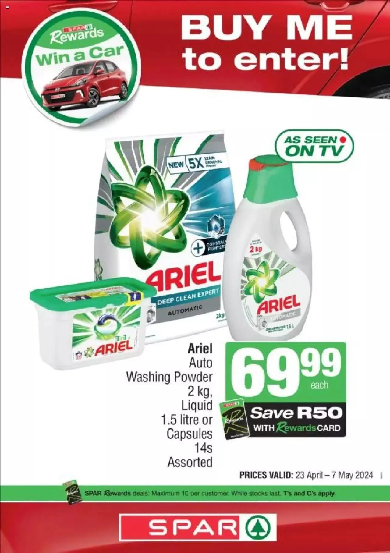 Spar KwaZulu-Natal - Store specials from 23 April to 7 May 2024 - Catalogue Page 1