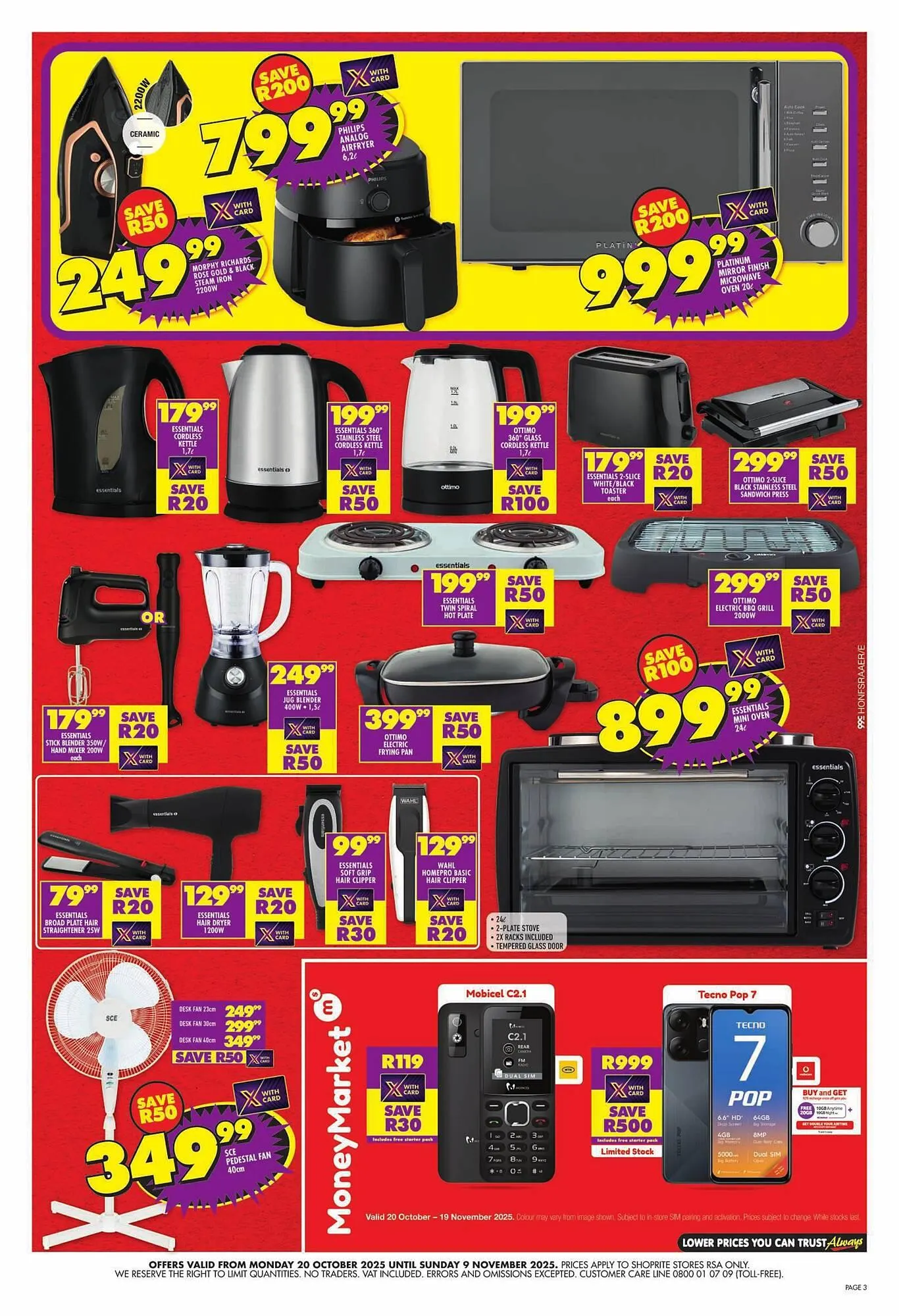 Shoprite catalogue from 20 October to 9 November 2025 - Catalogue Page 3