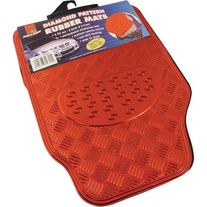 ALUMINIUM MAT SET RED