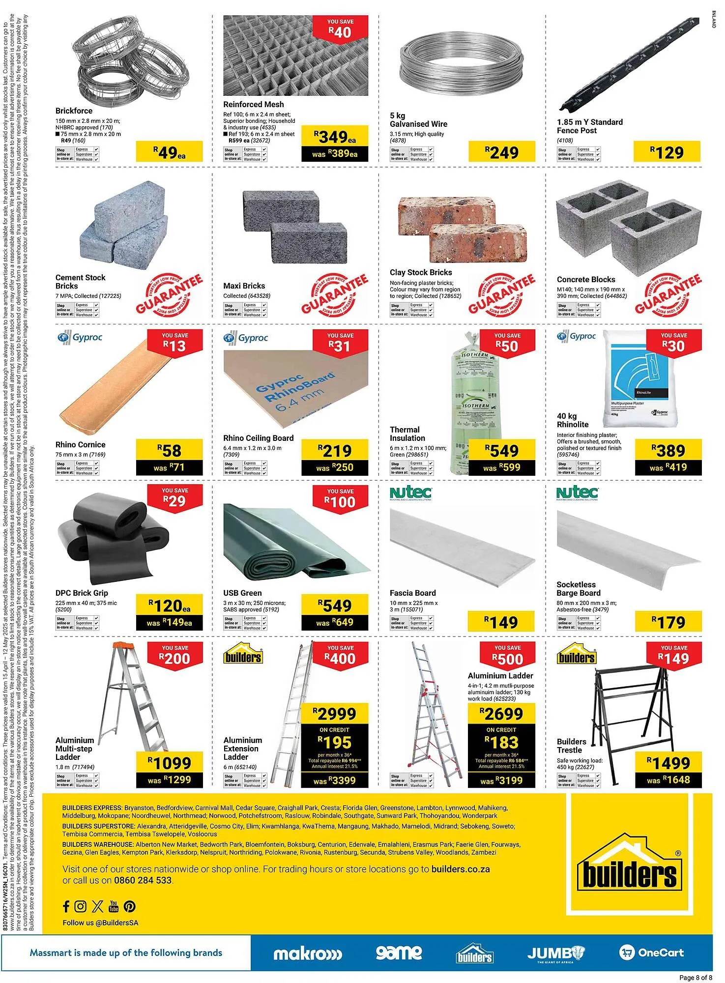 Builders Warehouse catalogue from 15 April to 12 May 2025 - Catalogue Page 7