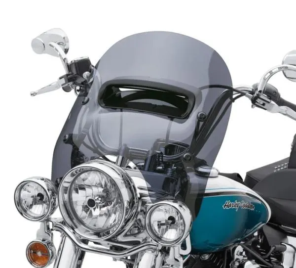 H-D Detachables Wind Splitter Vented Windshield