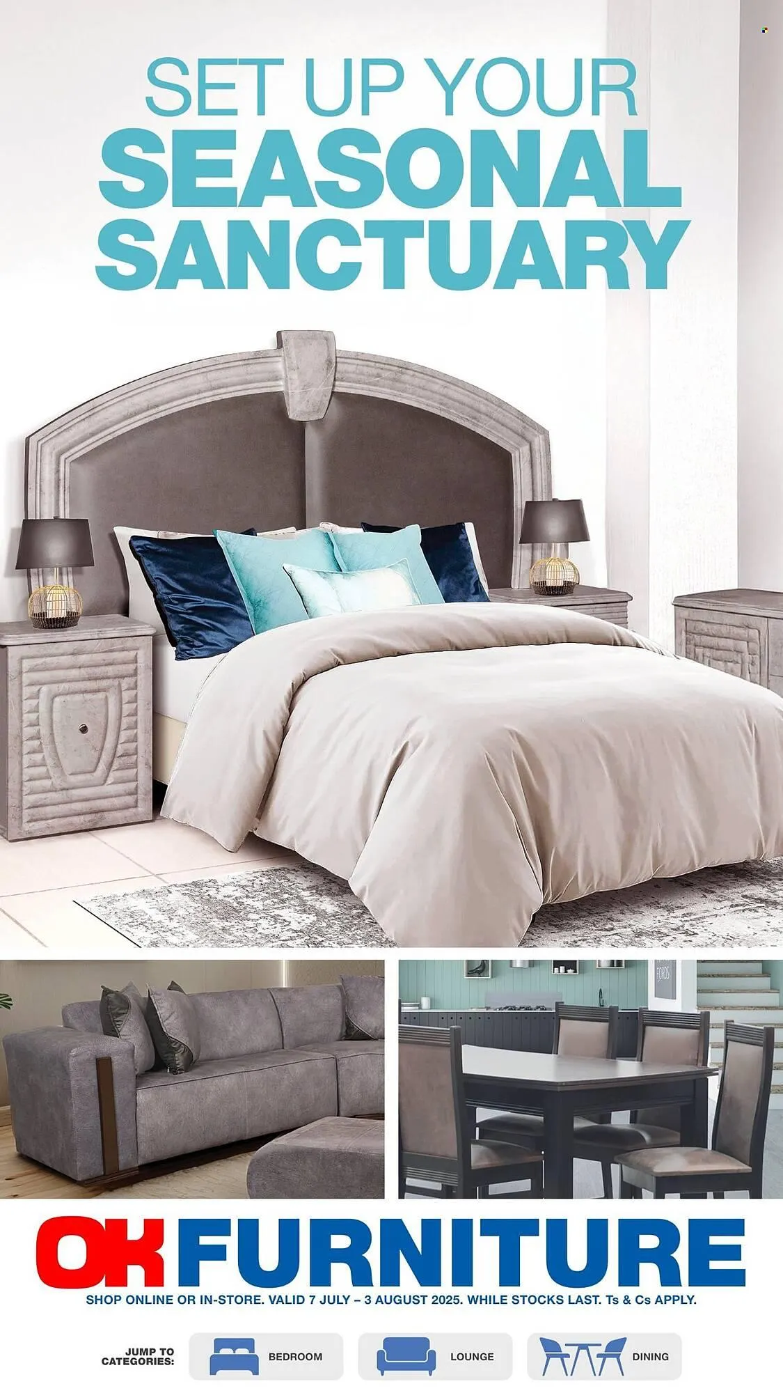 OK Furniture catalogue from 7 July to 3 August 2025 - Catalogue Page 1