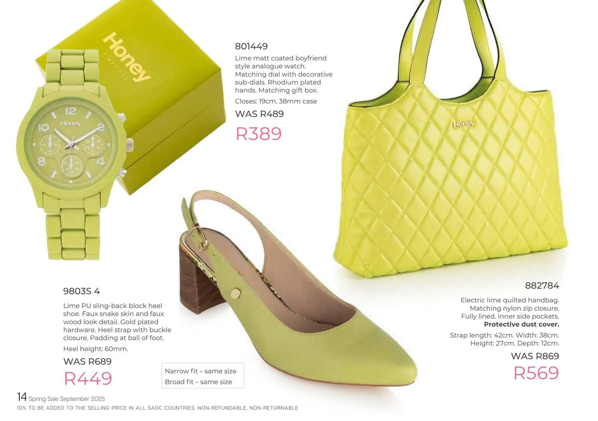 Honey Fashion Accessories catalogue from 3 September to 30 September 2025 - Catalogue Page 16