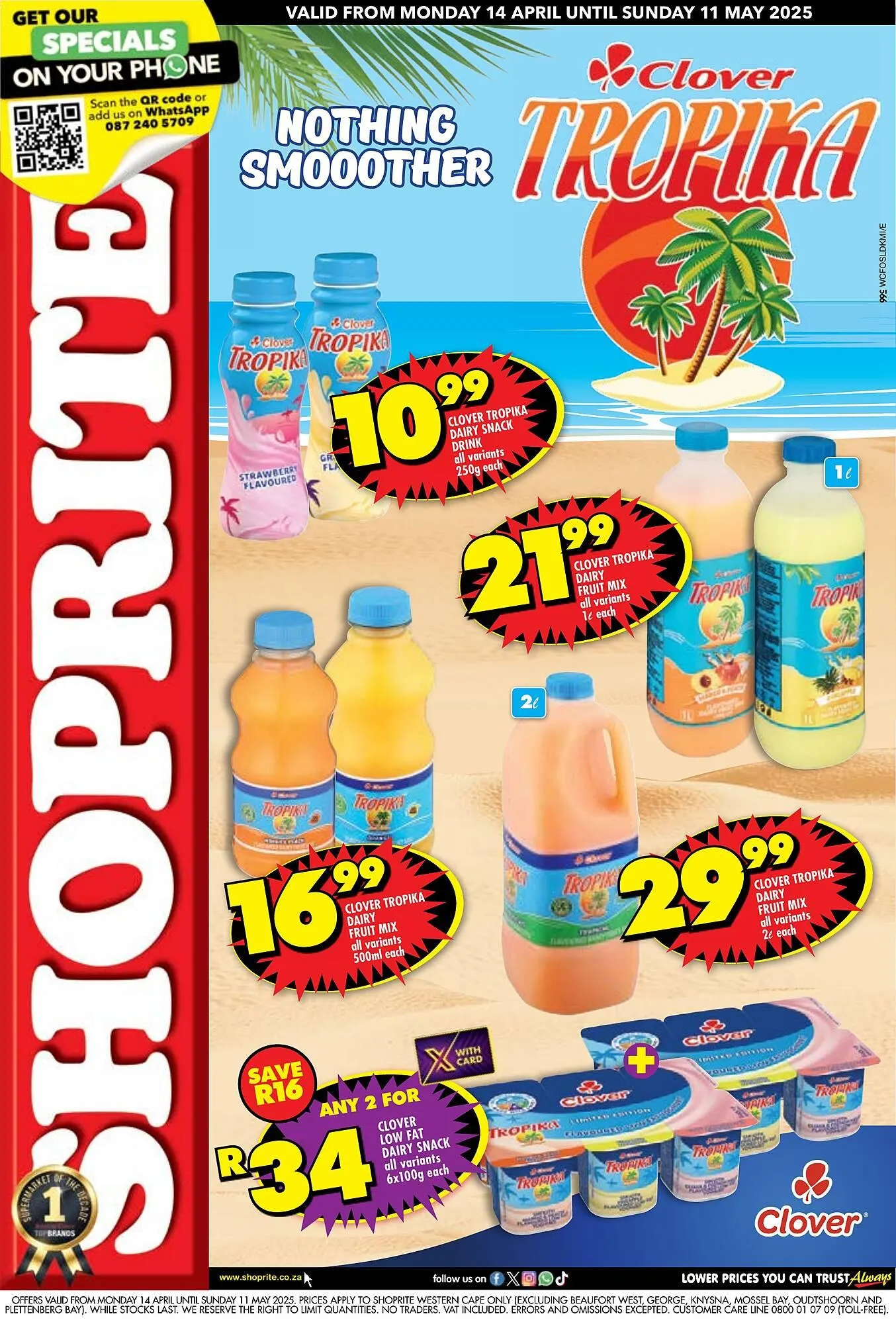 Shoprite catalogue from 14 April to 11 May 2025 - Catalogue Page 1