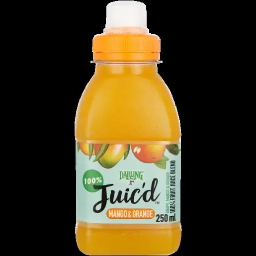 Darling Juic'd Mango & Orange 100% Fruit Juice Blend 250ml