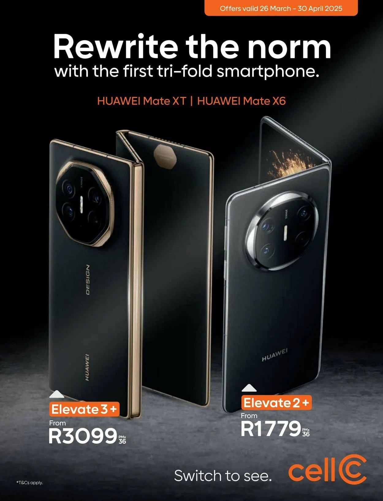 Cell C Current catalogue from 27 March to 10 April 2025 - Catalogue Page 1