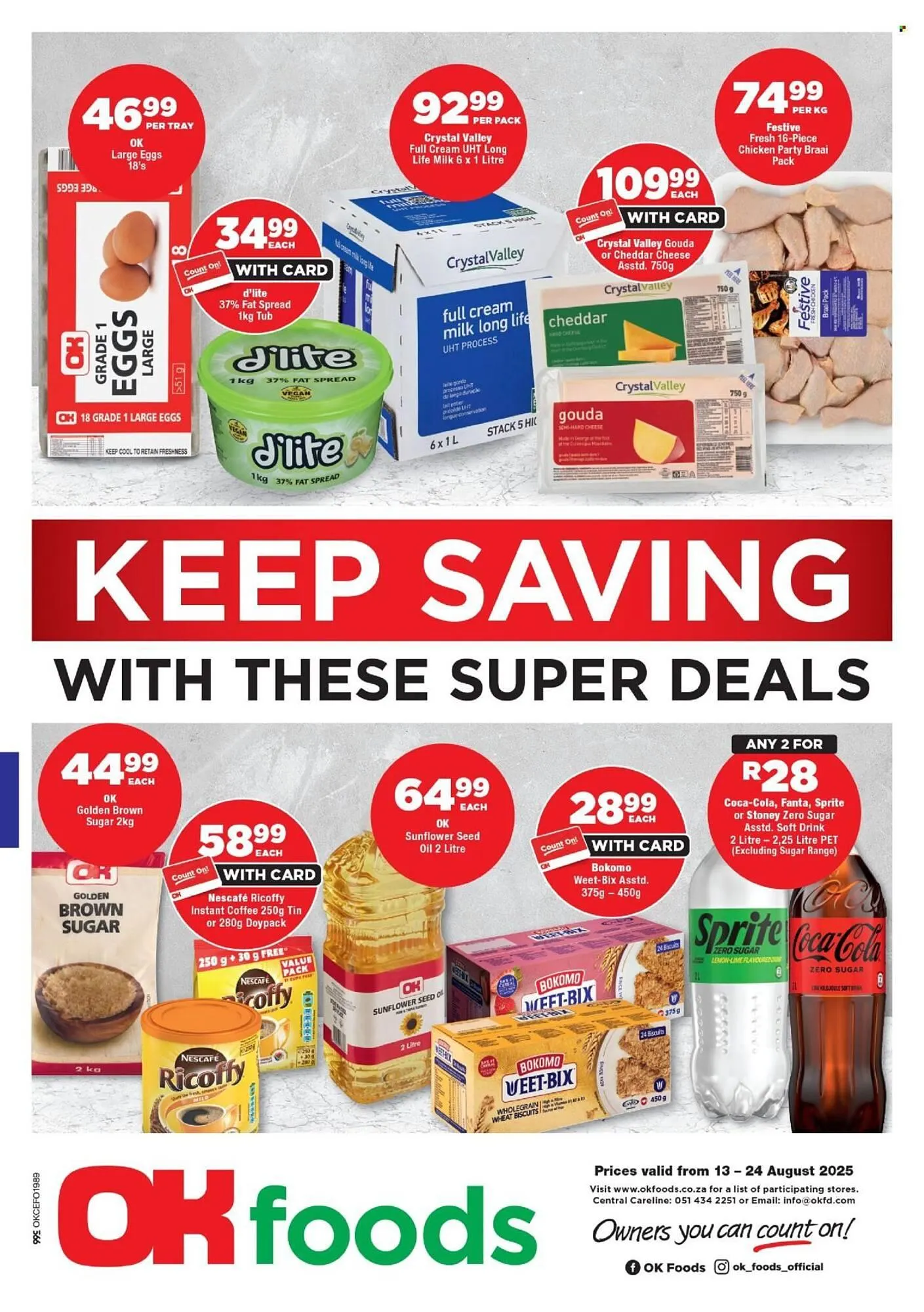 OK Foods catalogue from 13 August to 25 August 2025 - Catalogue Page 1
