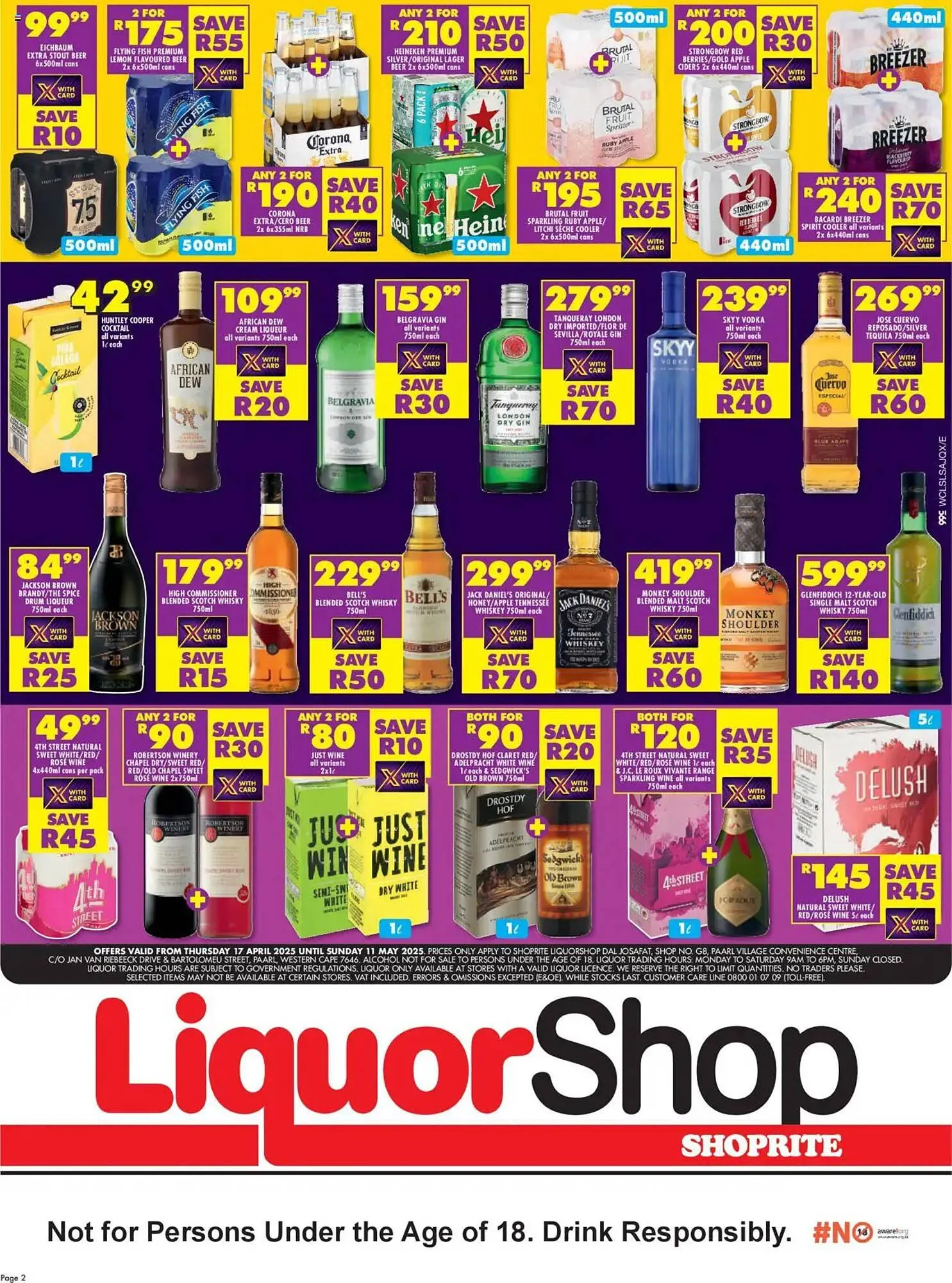 Shoprite catalogue from 17 April to 11 May 2025 - Catalogue Page 2