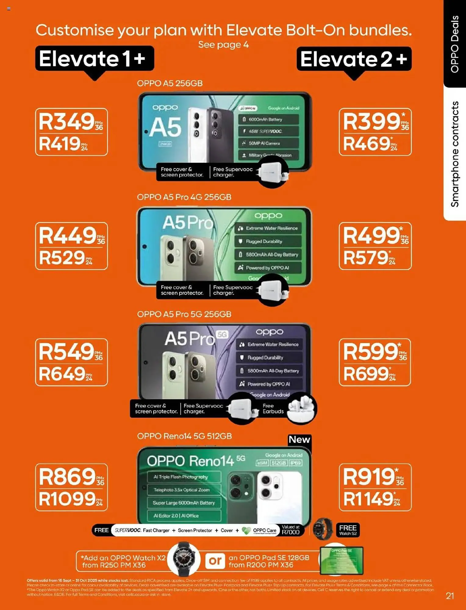 Cell C catalogue from 16 September to 31 October 2025 - Catalogue Page 21
