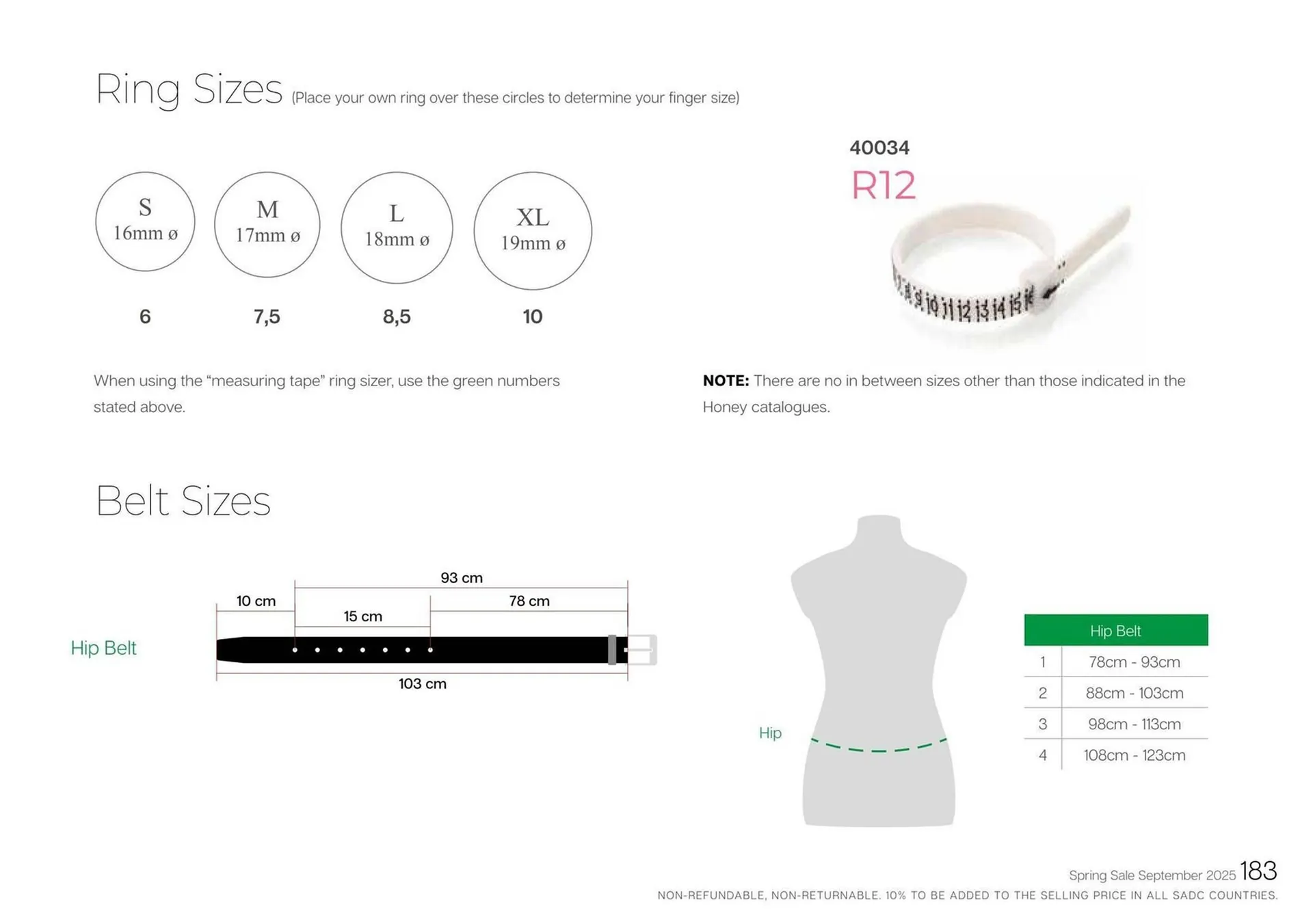 Honey Fashion Accessories catalogue from 3 September to 30 September 2025 - Catalogue Page 185