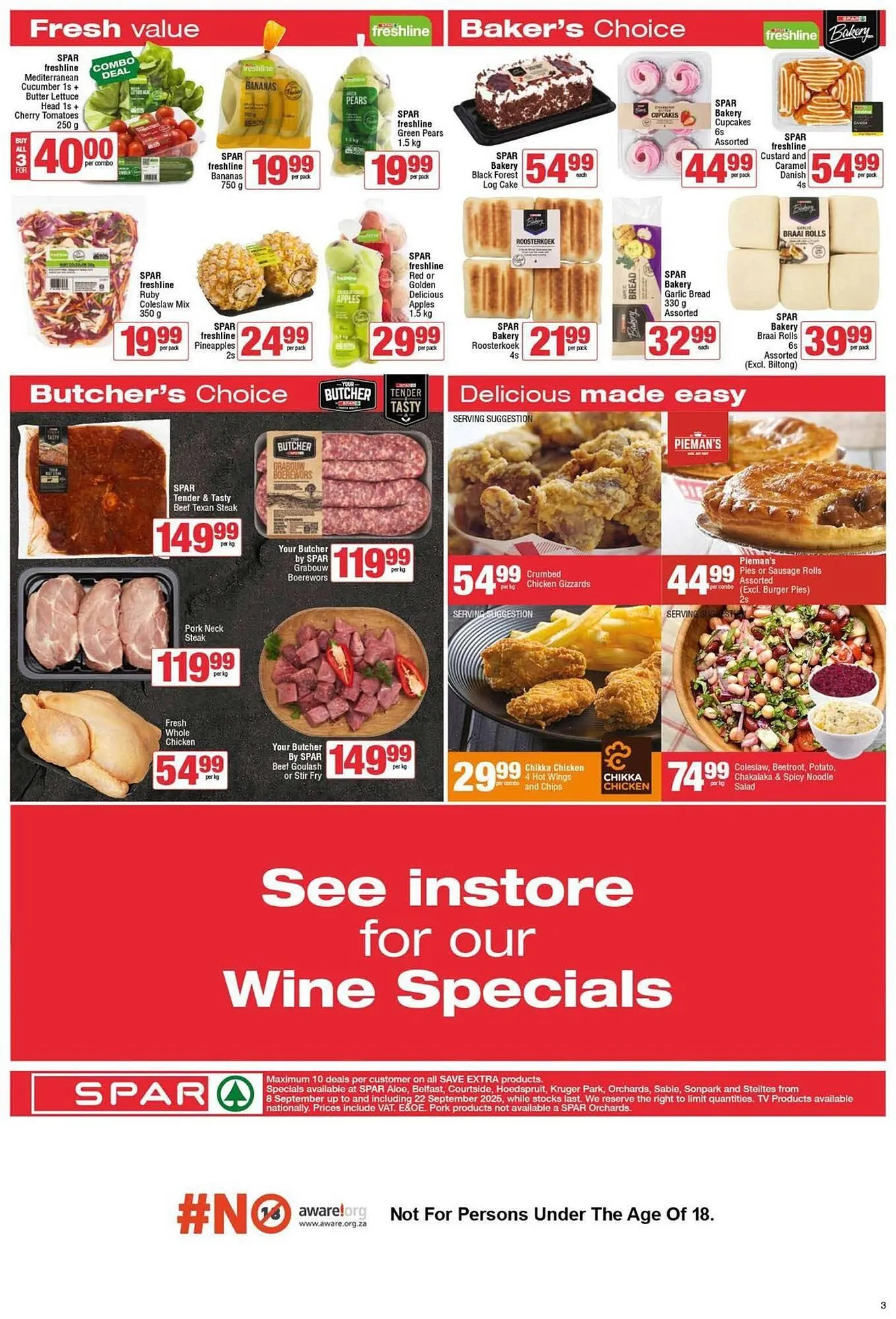 Spar catalogue from 8 September to 25 September 2025 - Catalogue Page 3
